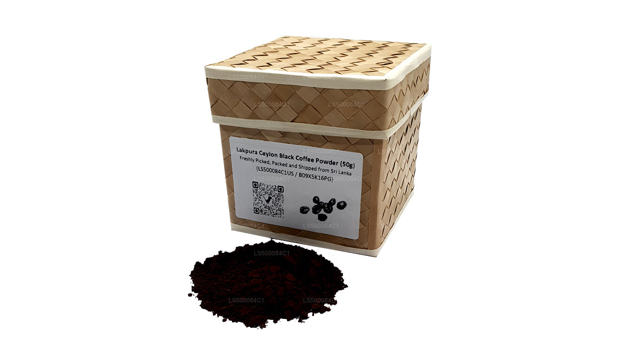 Lakpura Ceylon zwarte koffiepoeder (50 g)