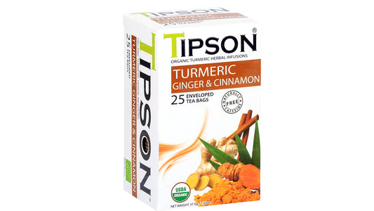 Tipson Tea Organic Turmeric Ginger & Cinnamon (37.5g)