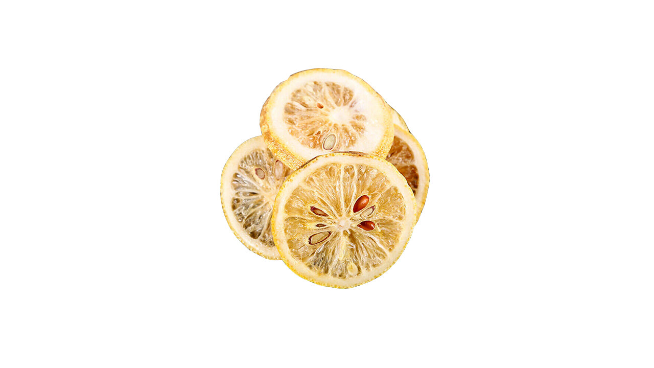 Lakpura gedehydrateerde schijfjes citroen (100 g)