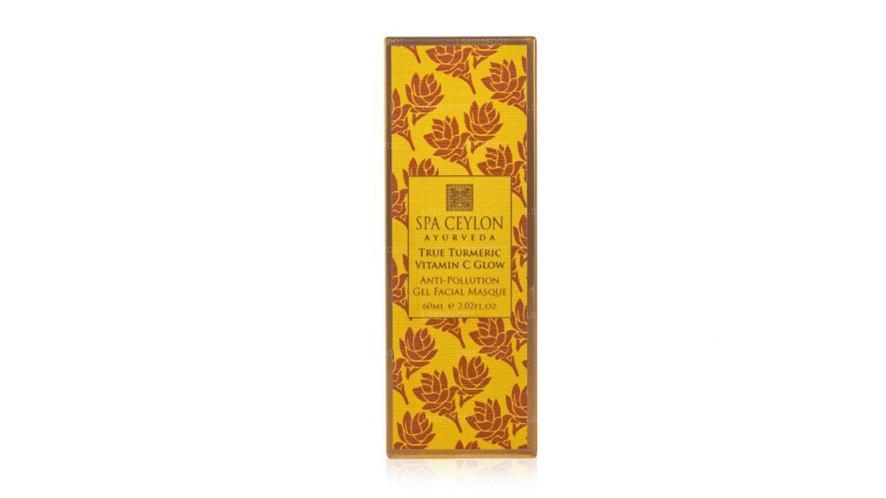 Spa Ceylon True Turmeric Vitamin C Glow gezichtsmasker tegen vervuiling (60 ml)