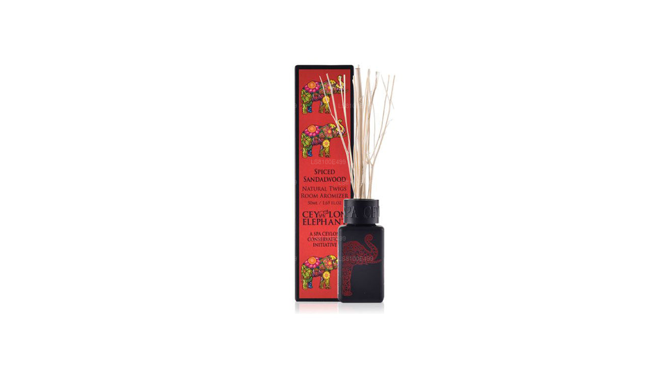 Spa Ceylon Ceylon Elephant Sandelwood natuurlijke twig room aromizer (50 ml)