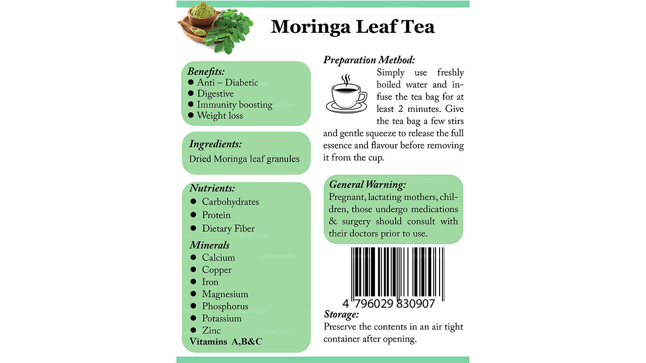 Lifetone Moringa-thee (40 g)