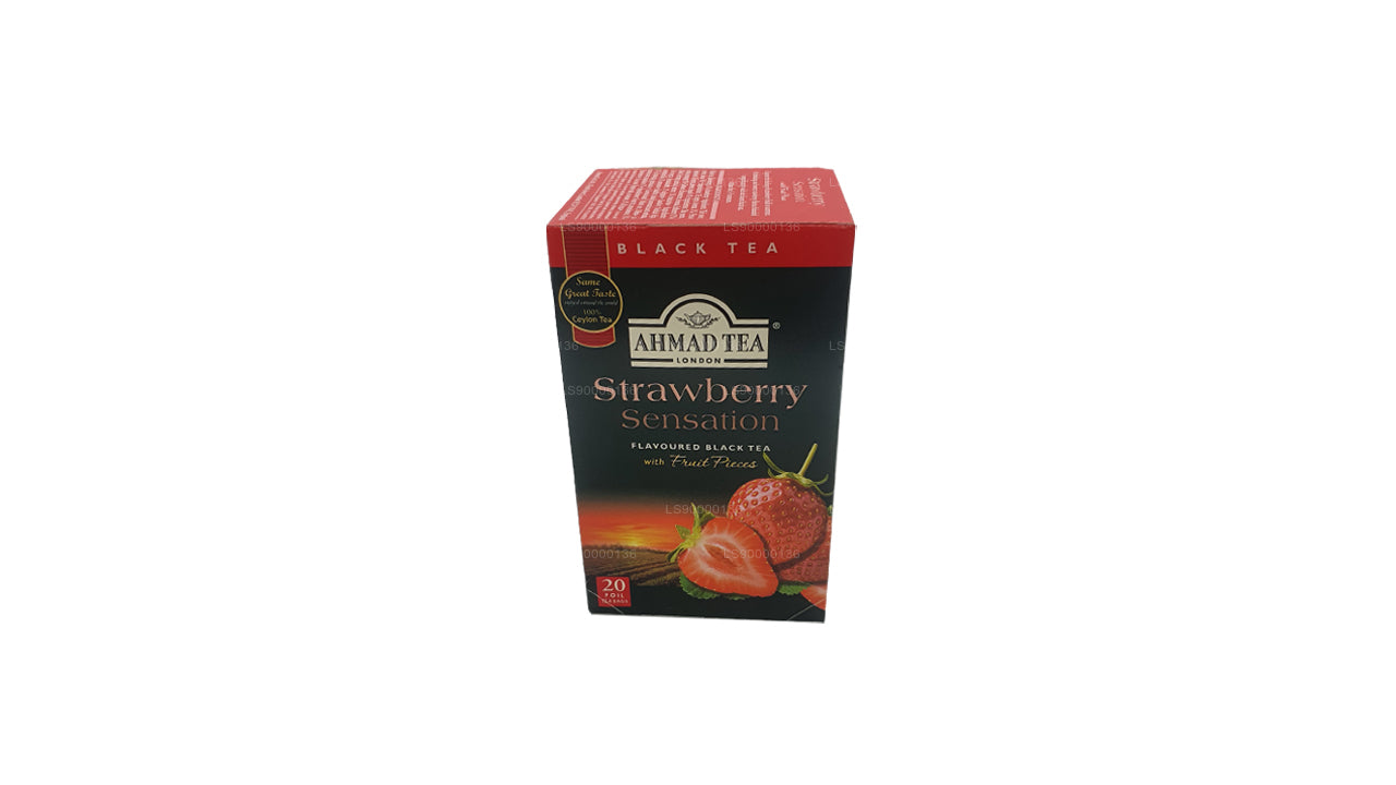 Ahmad Tea Strawberry 20 theezakjes met folie (40 g)