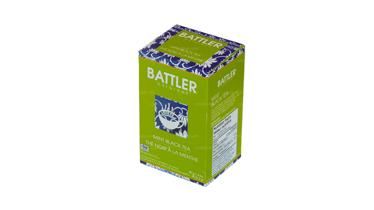 Battler Original Mint zwarte thee (40 g) 20 theezakjes