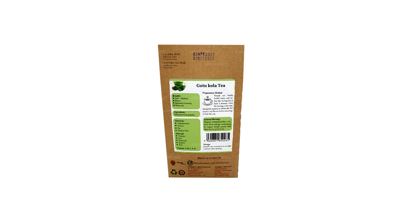 Lifetone Gotu Kola-thee (Centella Asiatica-thee) (30 g)