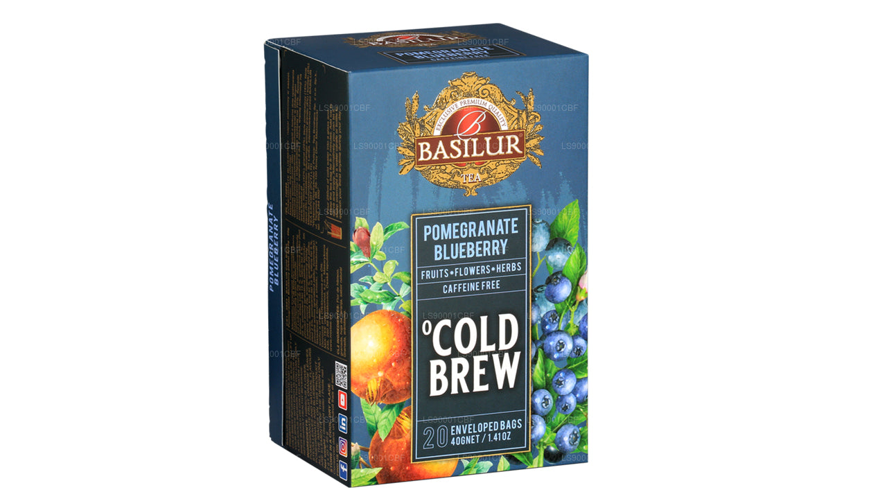 Basilur Cold Brew „Pomegranate Blueberry” (40 g) 20 theezakjes