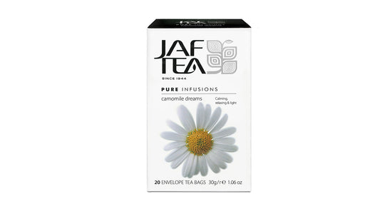 Jaf Tea Pure Infusions Collection Camomile Dream Foil Envelop theezakjes (30 g)