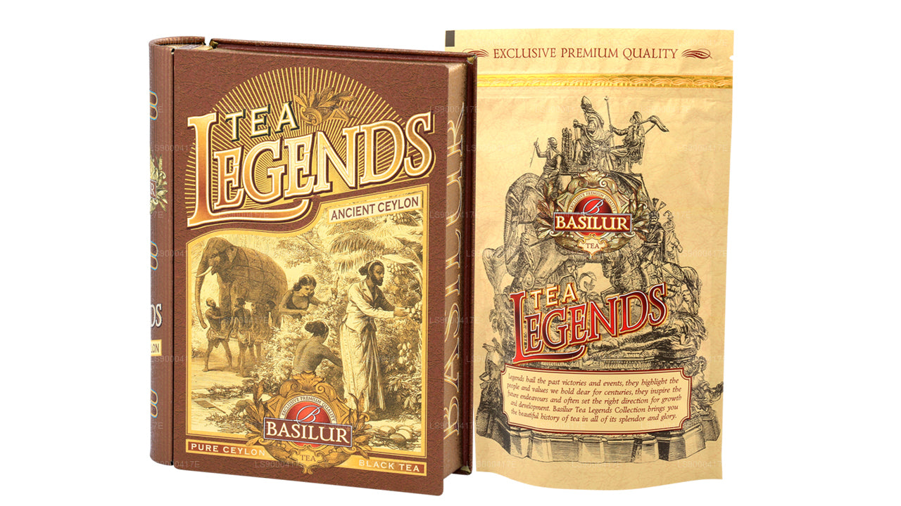 Basilur Theeboek „Tea Legends Ancient Ceylon” (100 g) Caddy