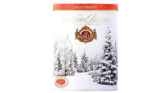 Basilur Winter Berries „Lingonberries” (100 g) Blikje