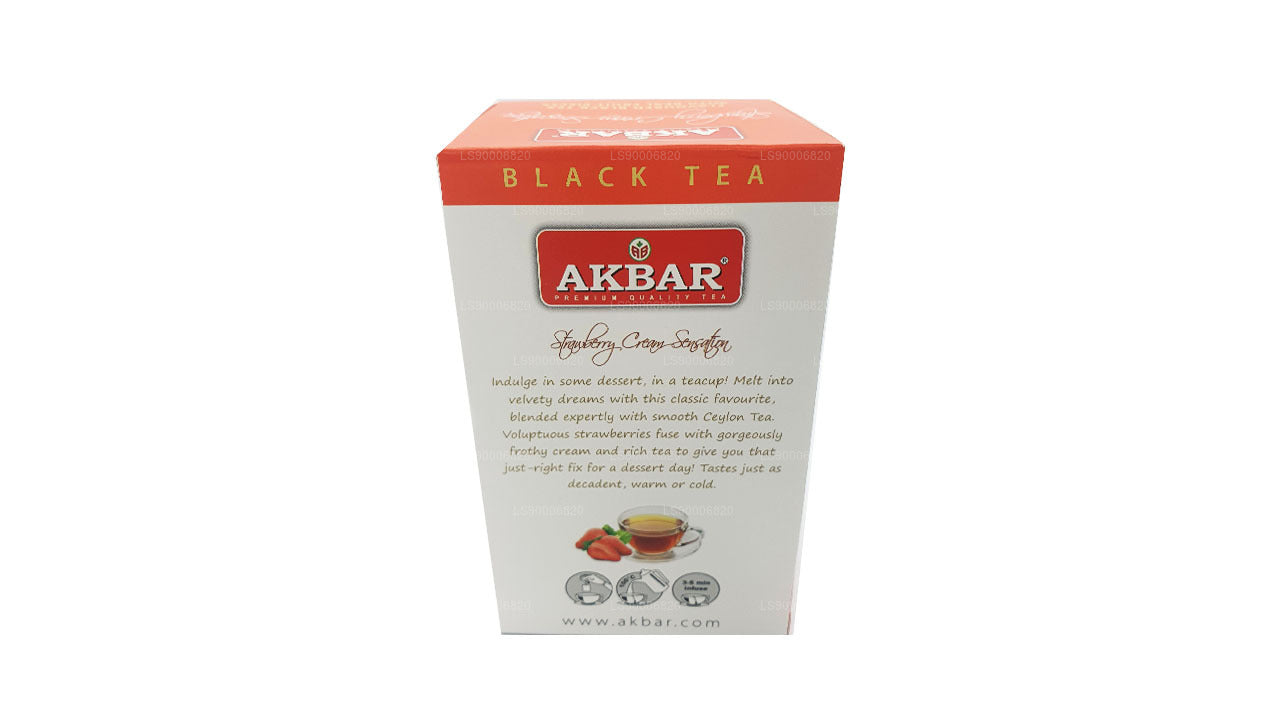 Akbar Strawberry Cream Sensation (40 g) 20 theezakjes