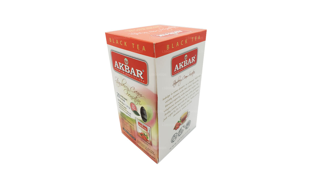 Akbar Strawberry Cream Sensation (40 g) 20 theezakjes