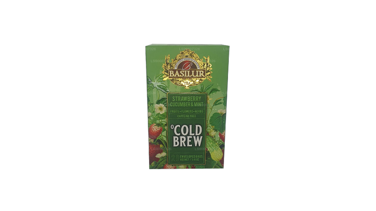 Basilur Cold Brew „Strawberry Cucumber and Mint” (40 g) doos