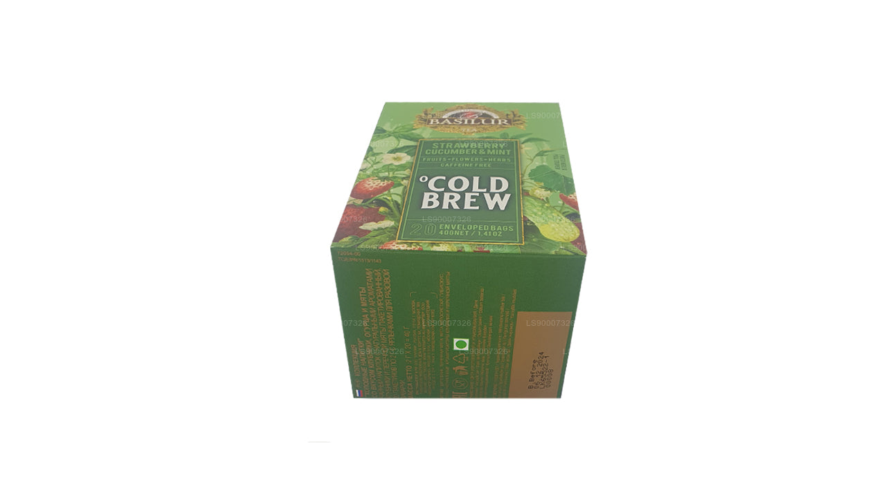 Basilur Cold Brew „Strawberry Cucumber and Mint” (40 g) doos