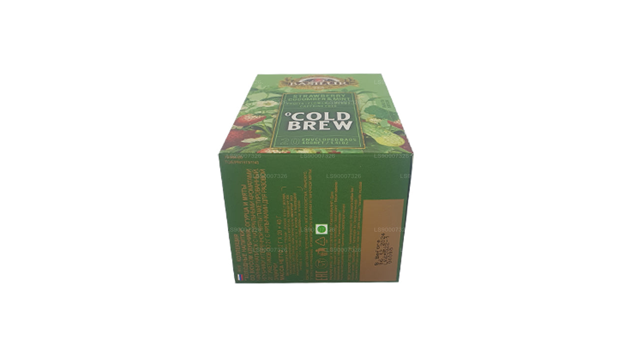 Basilur Cold Brew „Strawberry Cucumber and Mint” (40 g) doos