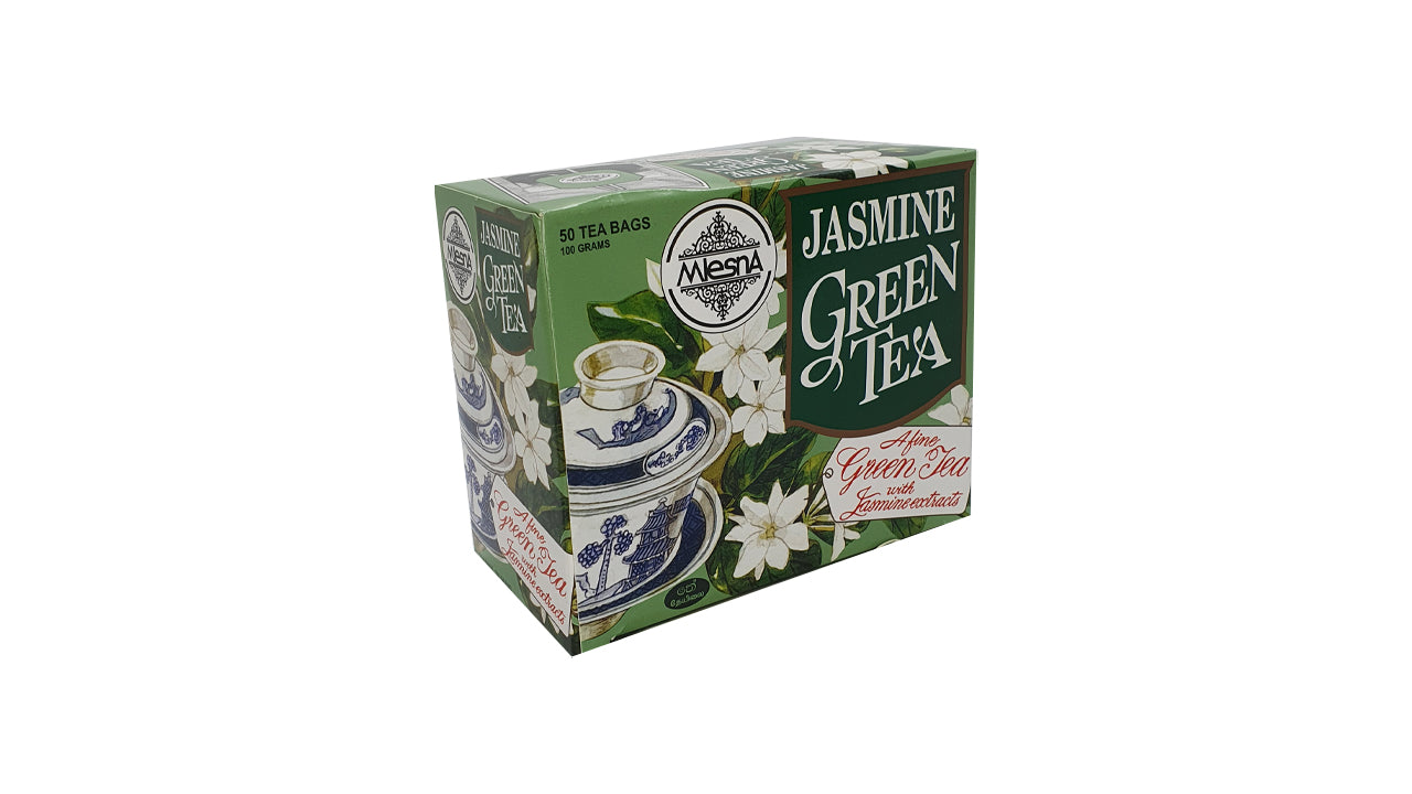 Mlesna Jasmine groene thee (100 g) 50 theezakjes