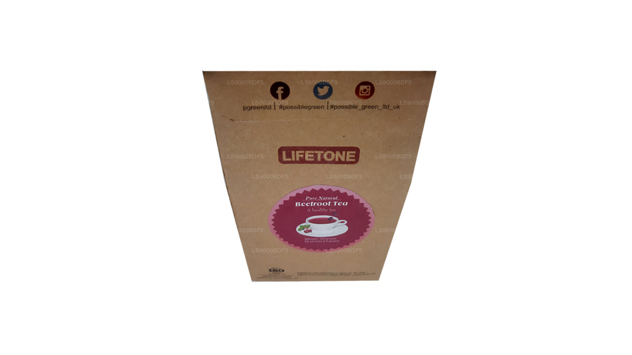 Lifetone rode bietenthee (40 g)