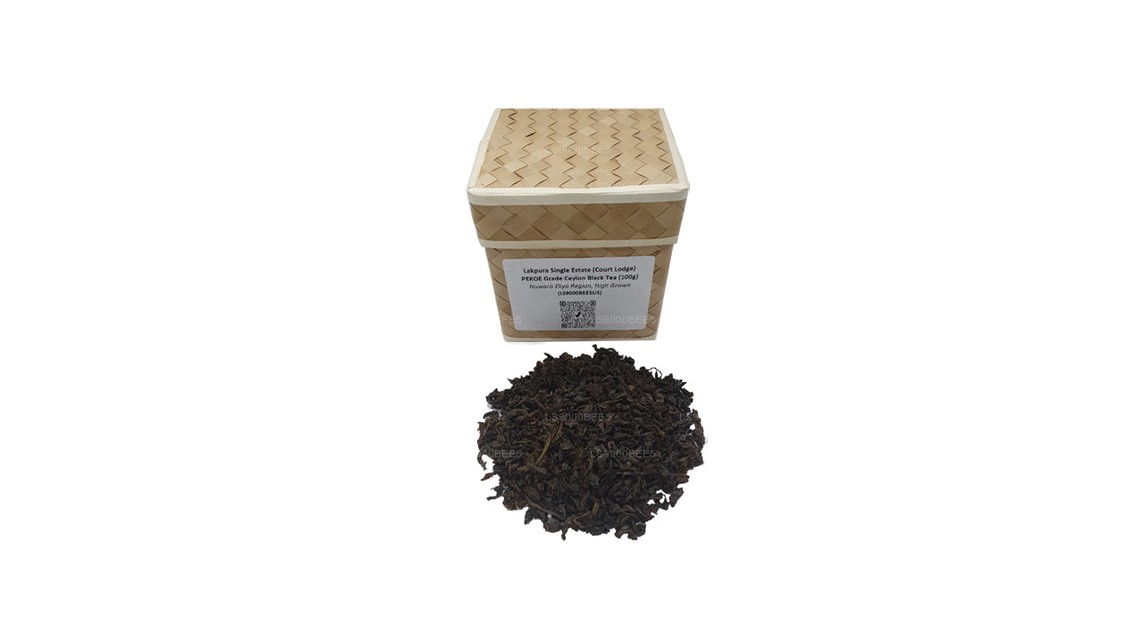 Lakpura Single Estate (Court Lodge) PEKOE Grade Ceylon zwarte thee (100 g)