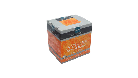 Dilmah Exceptional Lively Lime en Orange Fusion Real Leaf-thee (40 g) 20 theezakjes