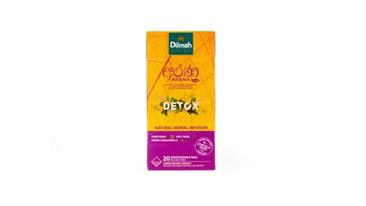 Dilmah Arana Detox natuurlijke kruideninfusie (20 theezakjes zonder etiket)