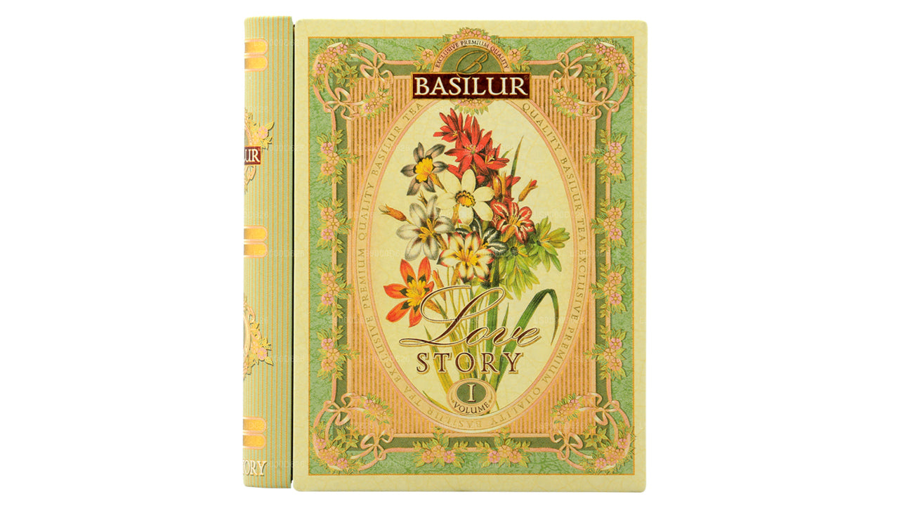 Basilur "Miniature Tea Book - Love Story Volume I" (10g) Caddy