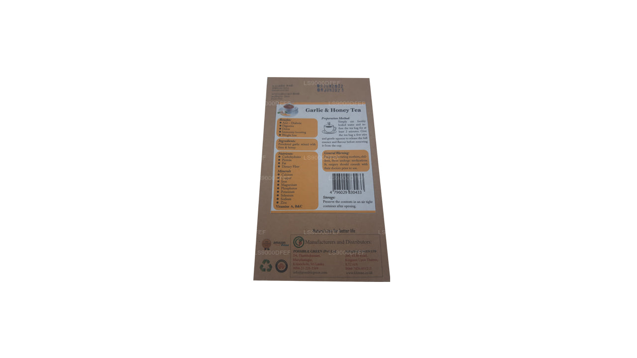 Lifetone thee met knoflook en honing (40 g)