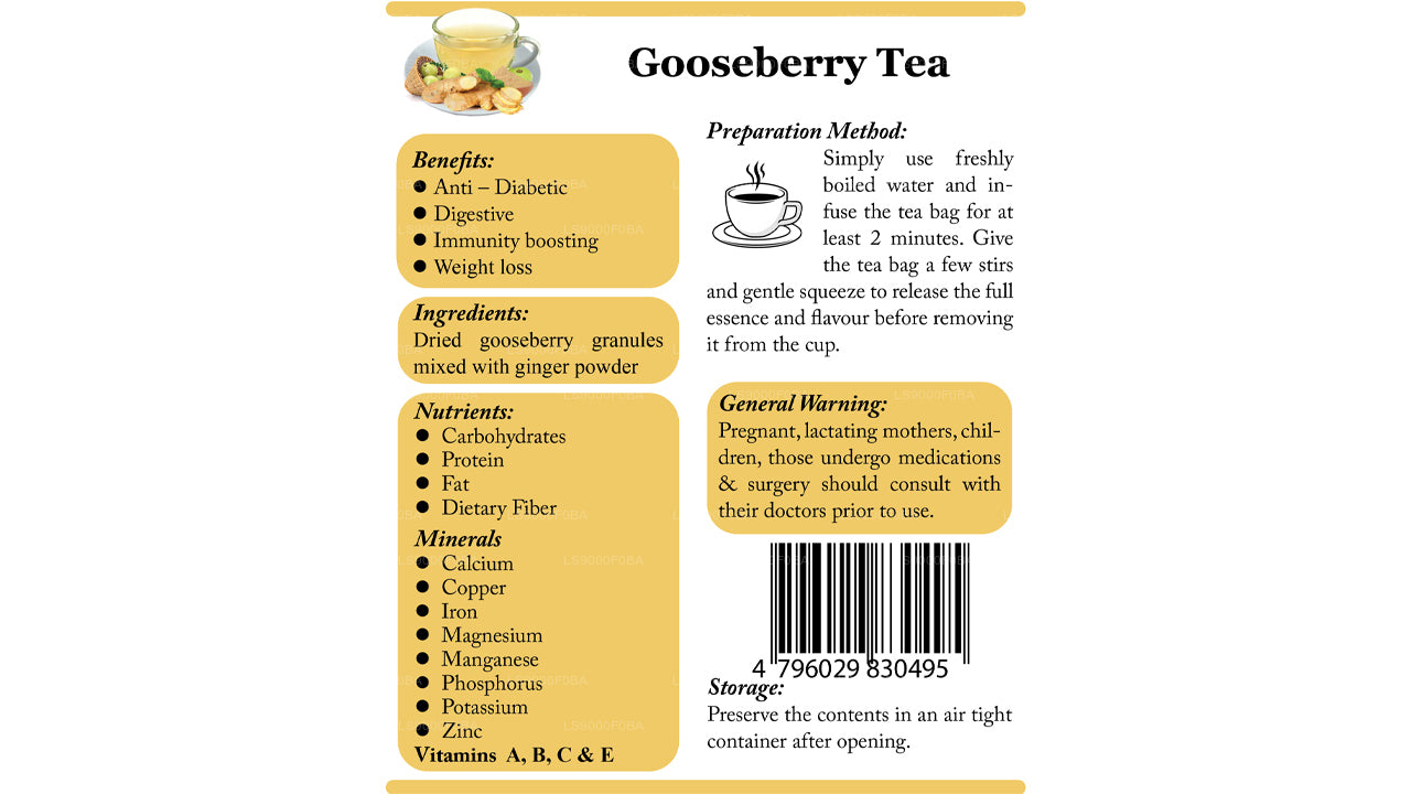 Lifetone Gooseberry tea (40g)