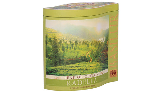 Basilurblad van Ceylon „Radella groene thee” (100 g) Caddy