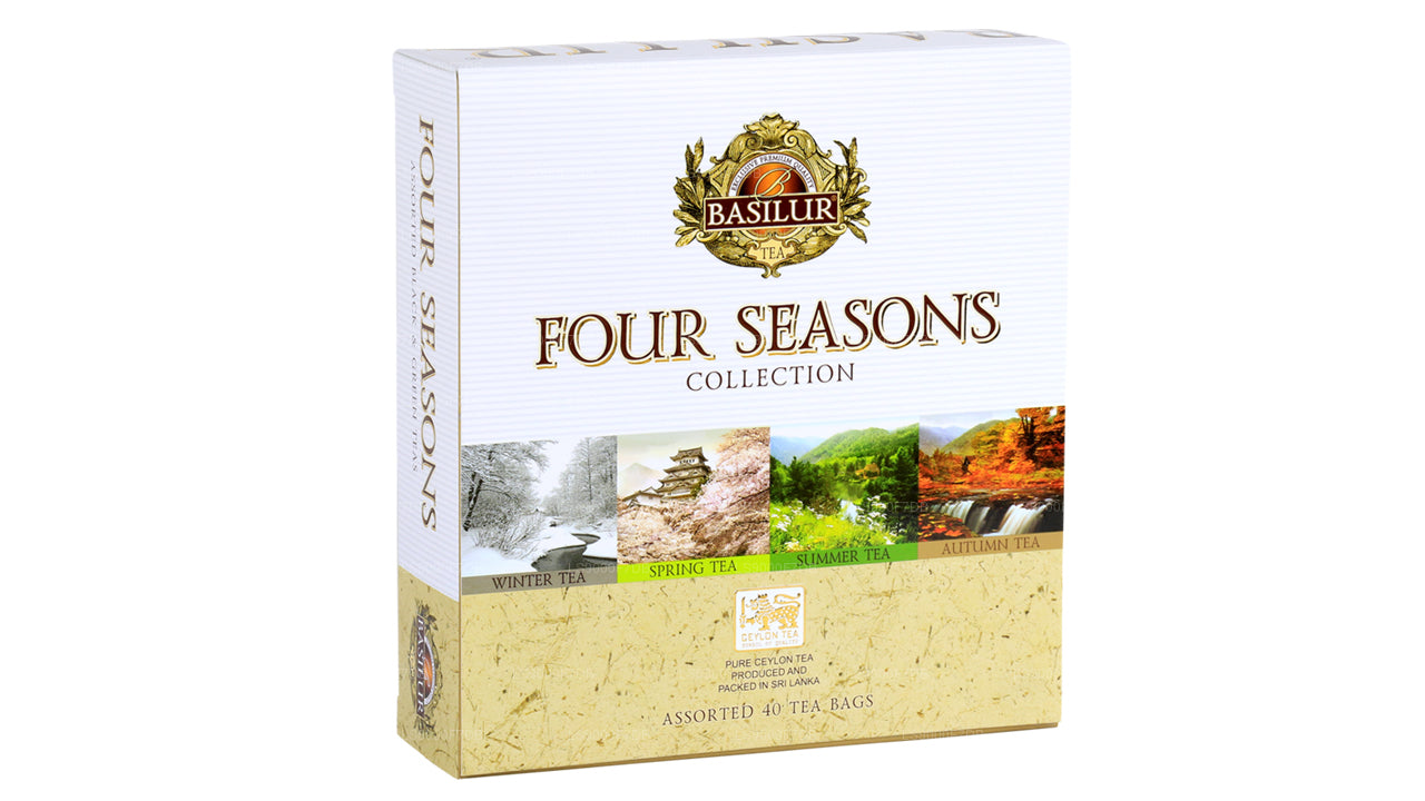 Basilur „Four Seasons Assorted” (70 g) 40 theezakjes met envelop