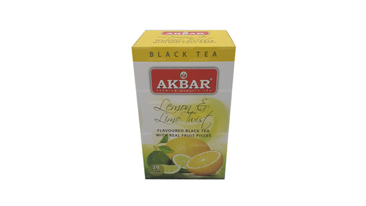 Akbar Twist thee met citroen en limoen (40 g) 20 theezakjes