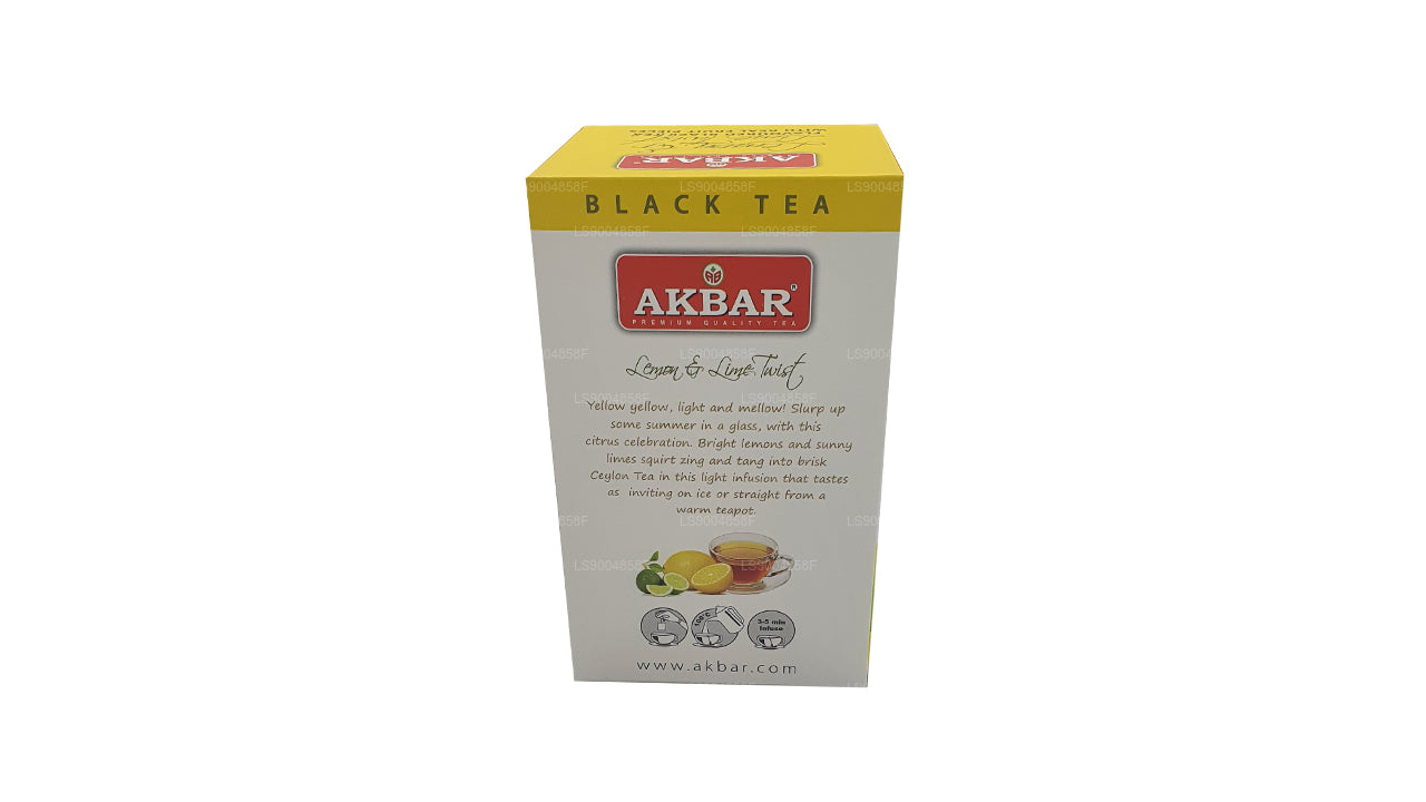 Akbar Twist thee met citroen en limoen (40 g) 20 theezakjes