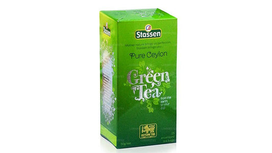 Stassen Pure Ceylon biologische groene thee (50 g) 25 theezakjes
