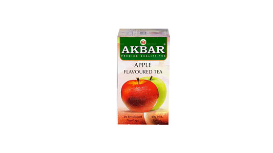 Akbar Ceylon zwarte thee met appelsmaak (40 g) 20 theezakjes