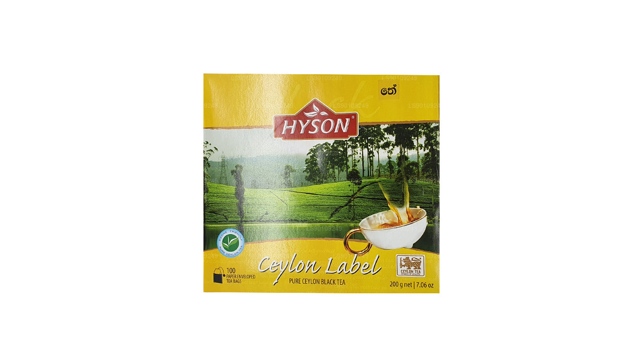 Hyson Ceylon Label BOPF (200 g) 100 theezakjes