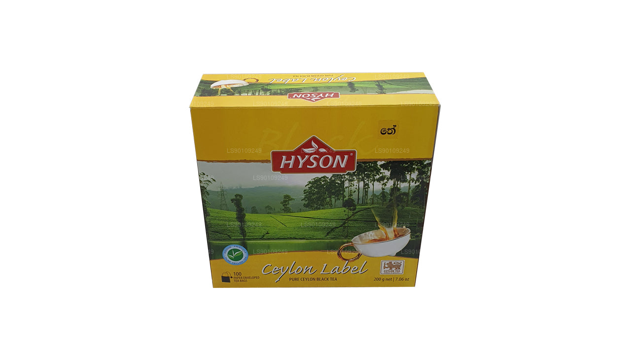 Hyson Ceylon Label BOPF (200 g) 100 theezakjes