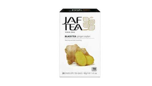 Jaf Tea Pure Spice Collection Black Tea Ginger Ceylon (40 g) 20 theezakjes