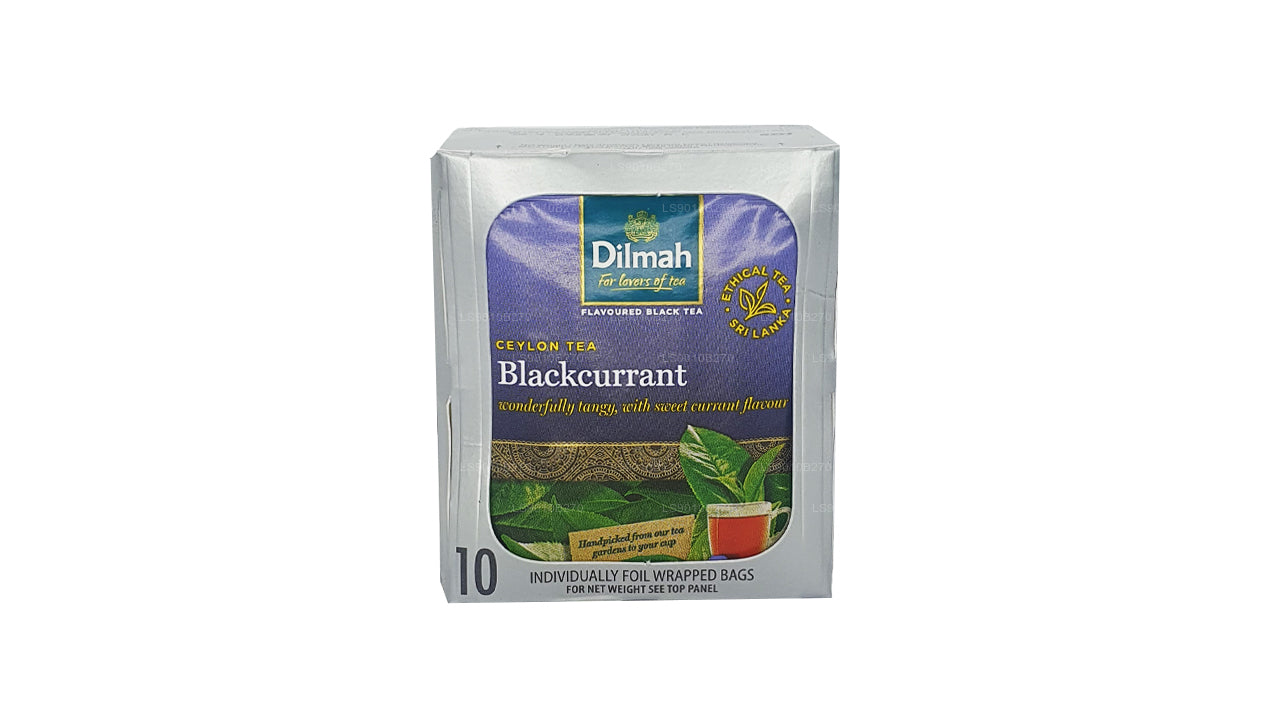 Dilmah Blackcurrent Tea (20 g) 10 individueel in folie verpakte theezakjes