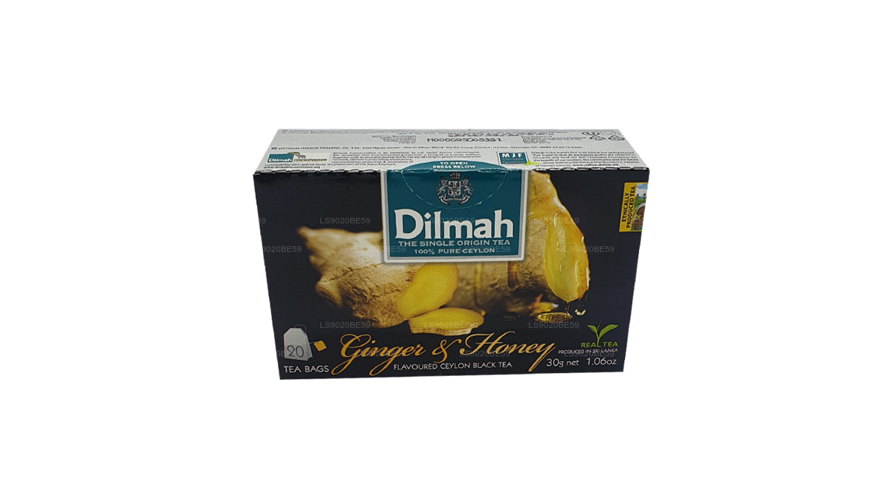 Dilmah thee met gember en honingsmaak (30 g) 20 theezakjes