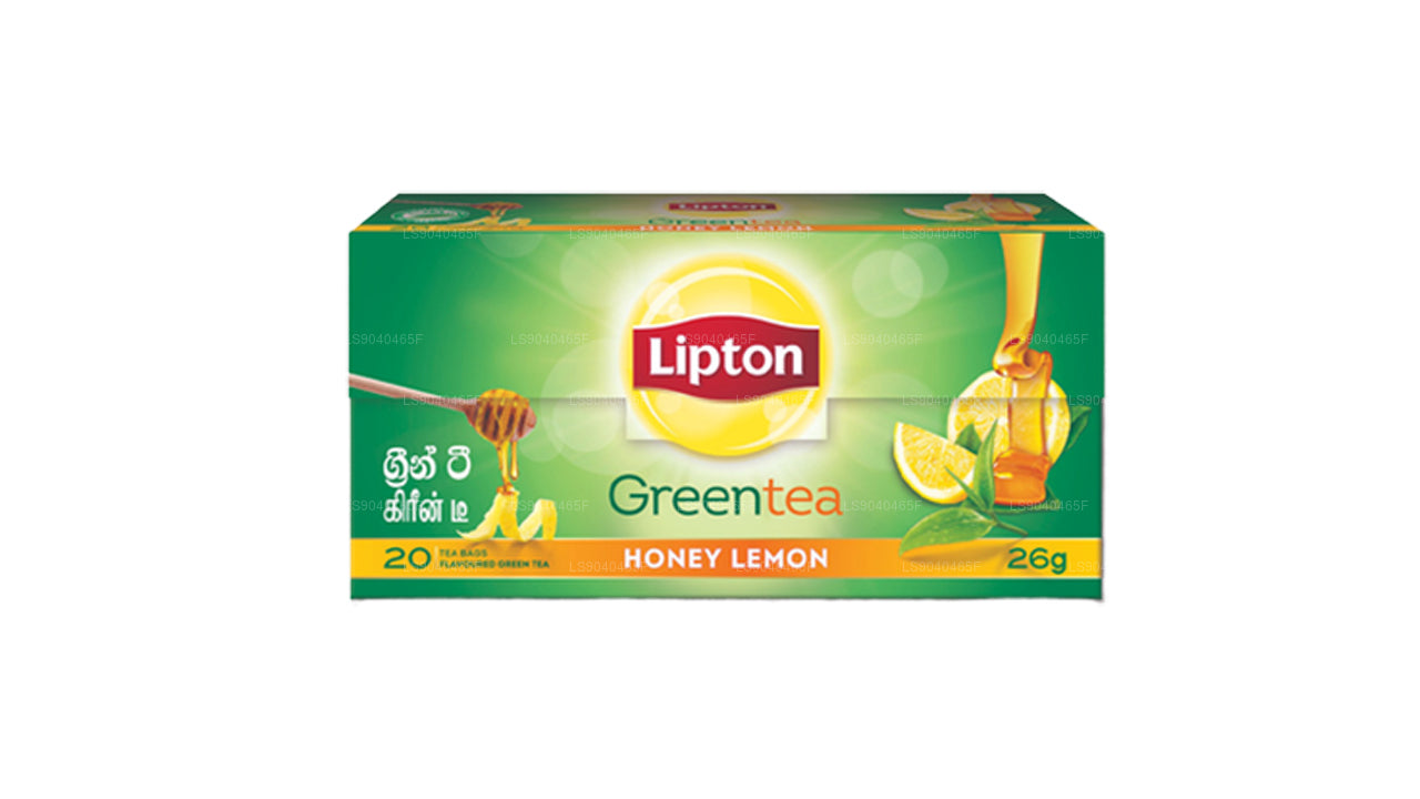 Lipton groene thee met honing en citroen (26 g) 20 theezakjes