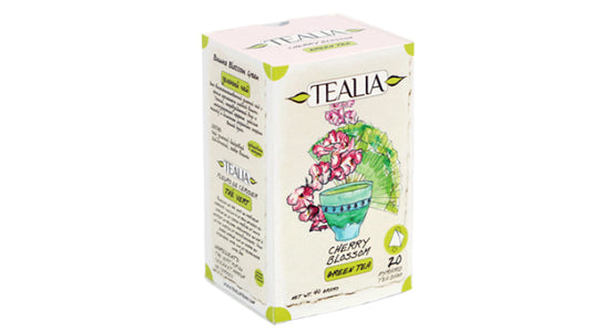 Tealia Cherry Blossom - Pyramid Tea Bags (40g)