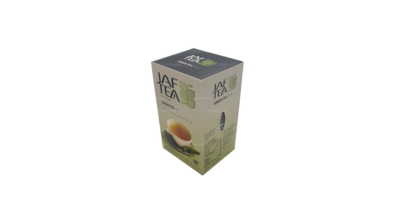 Jaf Tea Pure Green Collection Groene Thee Muntfolie Envelop theezakjes (40 g)