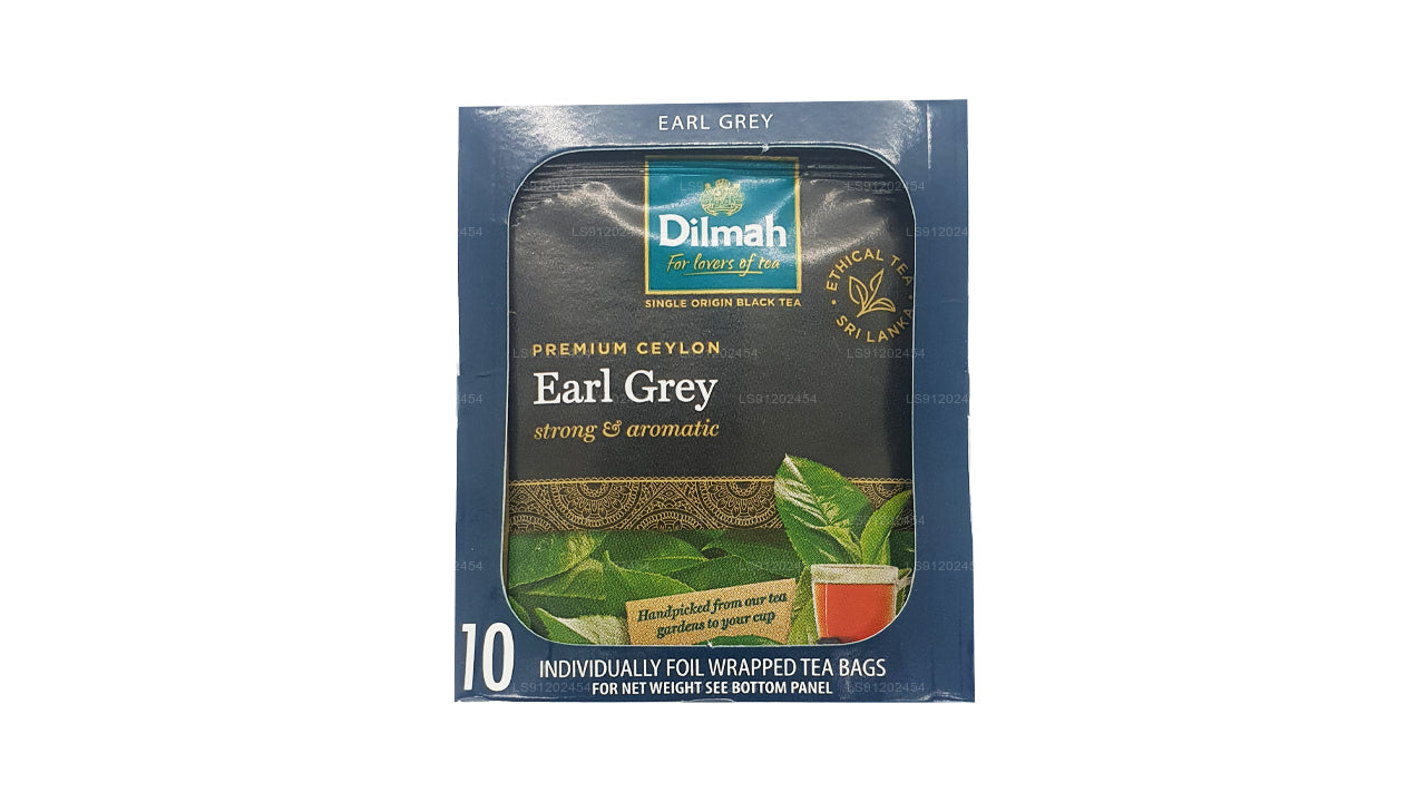 Dilmah Earl Grey Tea (20 g) 10 individueel in folie verpakte theezakjes