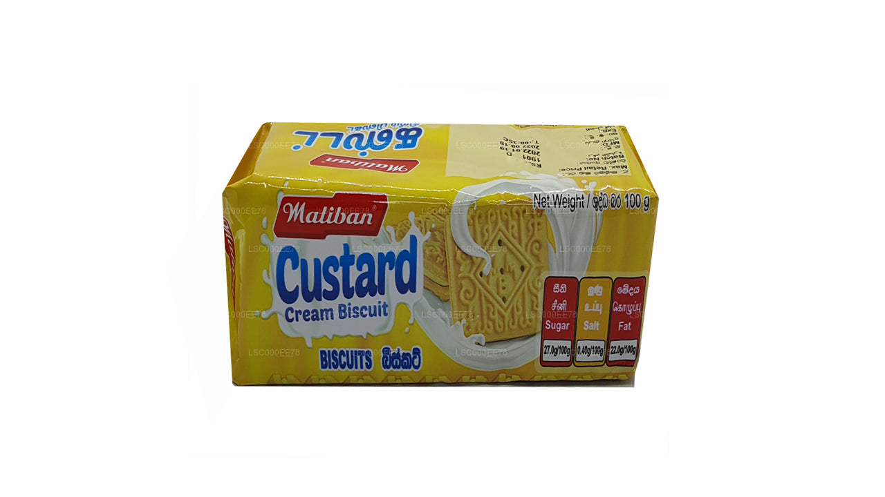 Maliban Sandwichkoekje met custardcrème (100 g)